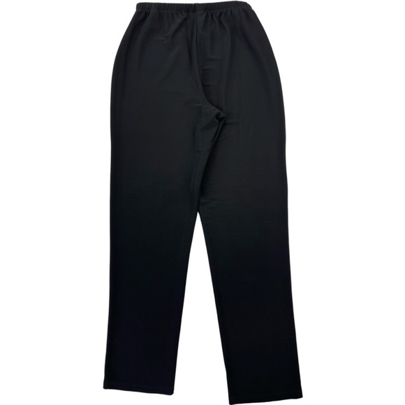 Susan Grave Woman’s Black High Waist Flat Front relaxed tapered fit pants size S - Picture 1 of 12
